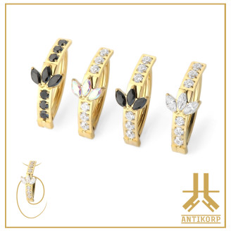 Nombril Titane Interne Strass
