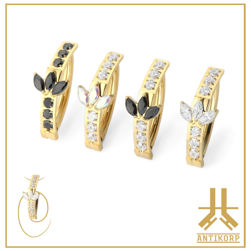 Nombril Titane Interne Strass