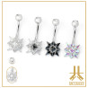 Nombril Titane Interne Strass
