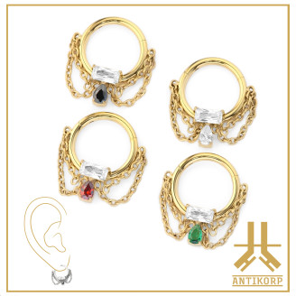 Anneau Clicker Barbelé