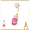 Nombril Titane Interne Strass