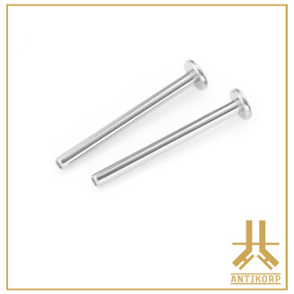 Labret Barre Vissage Interne Titane