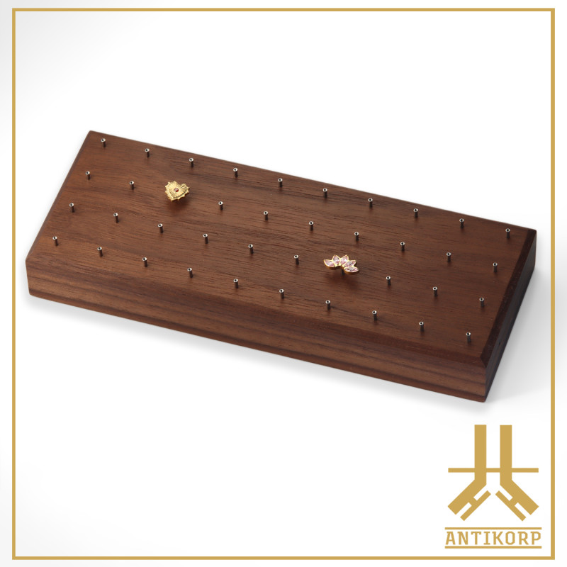 Présentoir Bois de Noyer Rectangle