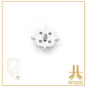 Pétale Trinity Titane F136 interne Swarovski