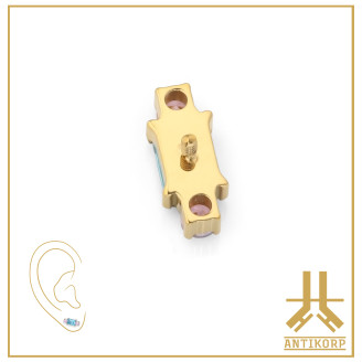 Embout Titane F136 PVD Gold Nayade V1