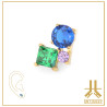 Pétale Trinity Titane F136 interne Swarovski
