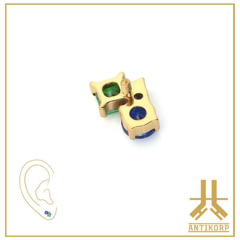 Embout Titane F136 PVD Gold Nayade V3