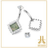 Nombril Titane Interne Strass