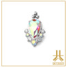 Pétale Trinity Titane F136 interne Swarovski