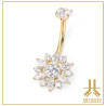 Nombril Titane Interne Strass