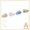 Pétale Trinity Titane F136 interne Swarovski