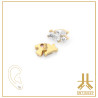 Pétale Trinity Titane F136 interne Swarovski