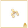 Titanium F136 PVD Gold Align V1 ferrule