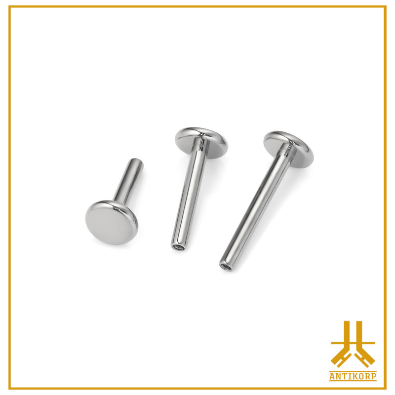 Labret Titanio todos los tamaños Interno (Estándar 0.9/1.2mm)
