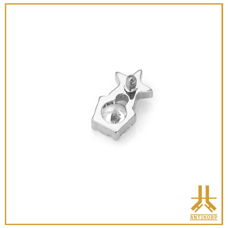 Titanium End F136 Jeweled Star V2