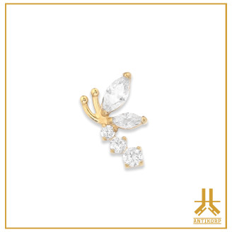 Embout Titane F136 PVD Gold Knoop