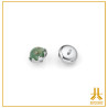 Titanium End F136 Cabochon Open Gap Natural Stone