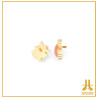 Punta de titanio F136 PVD Gold Ezara Natural Stone