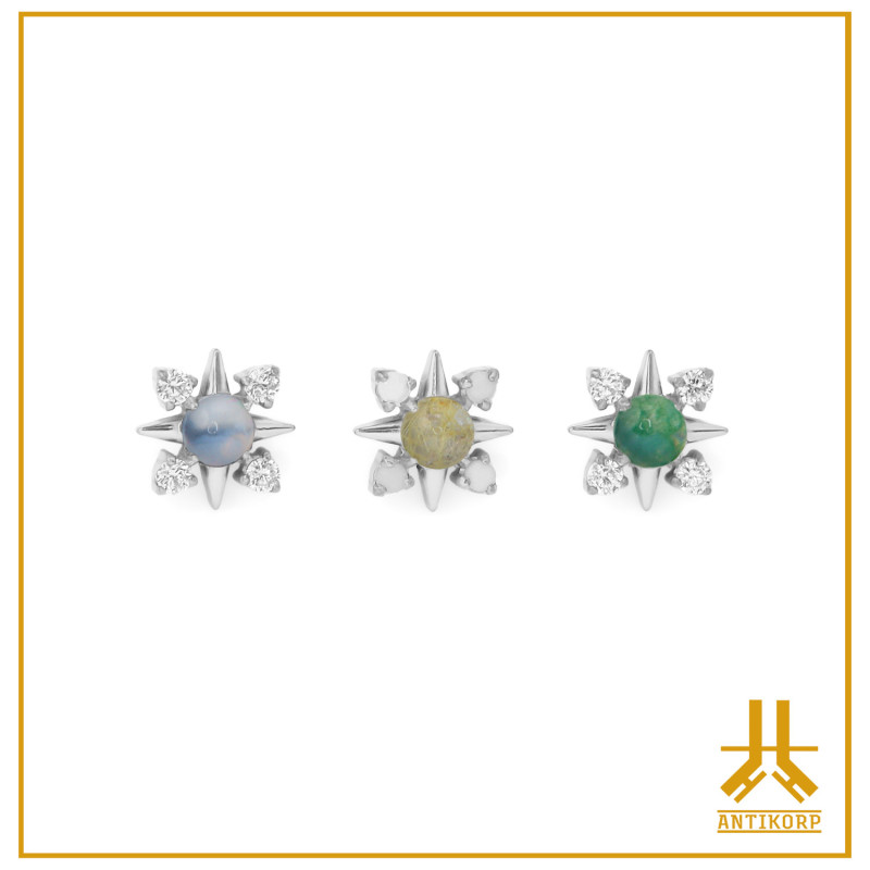 Embout Titane F136 Quadrax V5 Pierre Naturelle