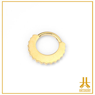Clicker Ring Titanium F136 PVD Gold Citedor