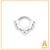 F136 Anello a scatto in titanio Indi V3