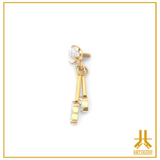 Titanium End F136 PVD Gold Kichan