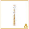Titanium End F136 PVD Gold Pearly Chainy