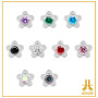 Titanium End F136 Contour Flower