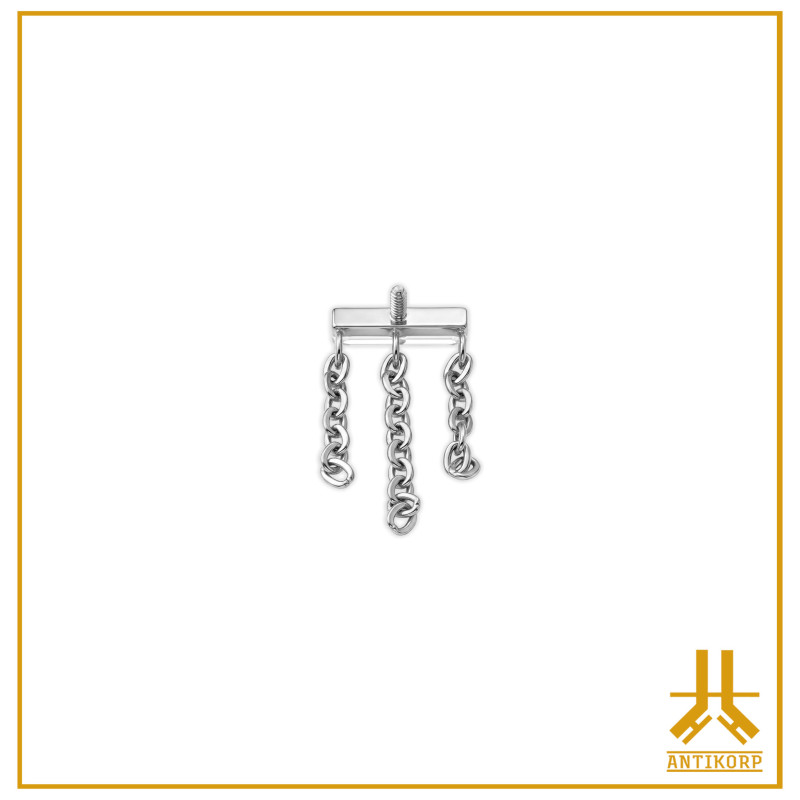 Titanium End F136 Strass Baguette Chains V2