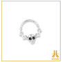 Clicker Ring Titanium F136 Skull V1