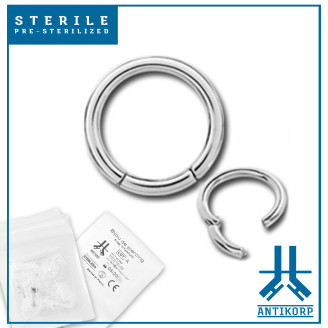 Anello Clicker 1.2 Titanio Sterile