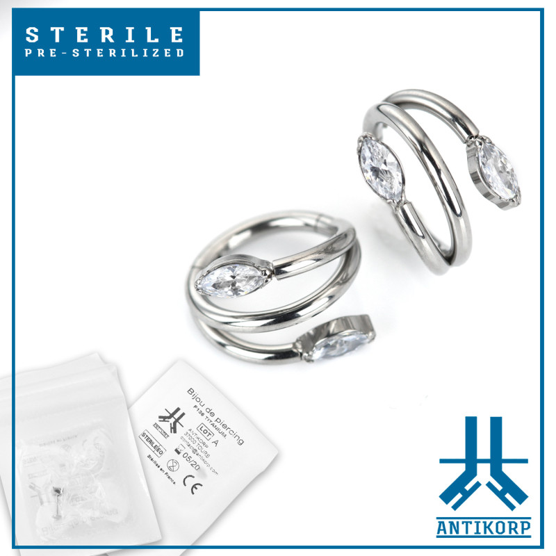 Anneau Clicker Barbelé