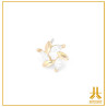Punta Shuriken Strass de Oro 14K sin Hilos