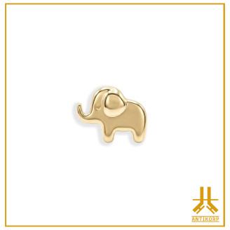 Punta destornillador interior oro 14K elefante