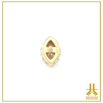 Swarovski 18K gold Diamanda head