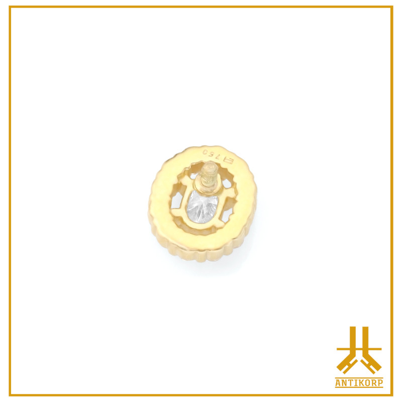18K Gold Crown Swarovski head