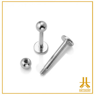 Labret in acciaio 316L