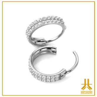 Anillo Clicker 0.8mm Titanio F136 Anillos Doble Joya