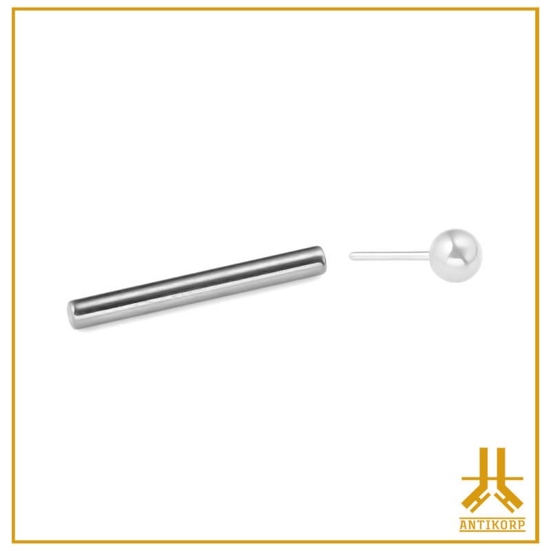 Barbells 1.6mm Titanium F136 Threadless