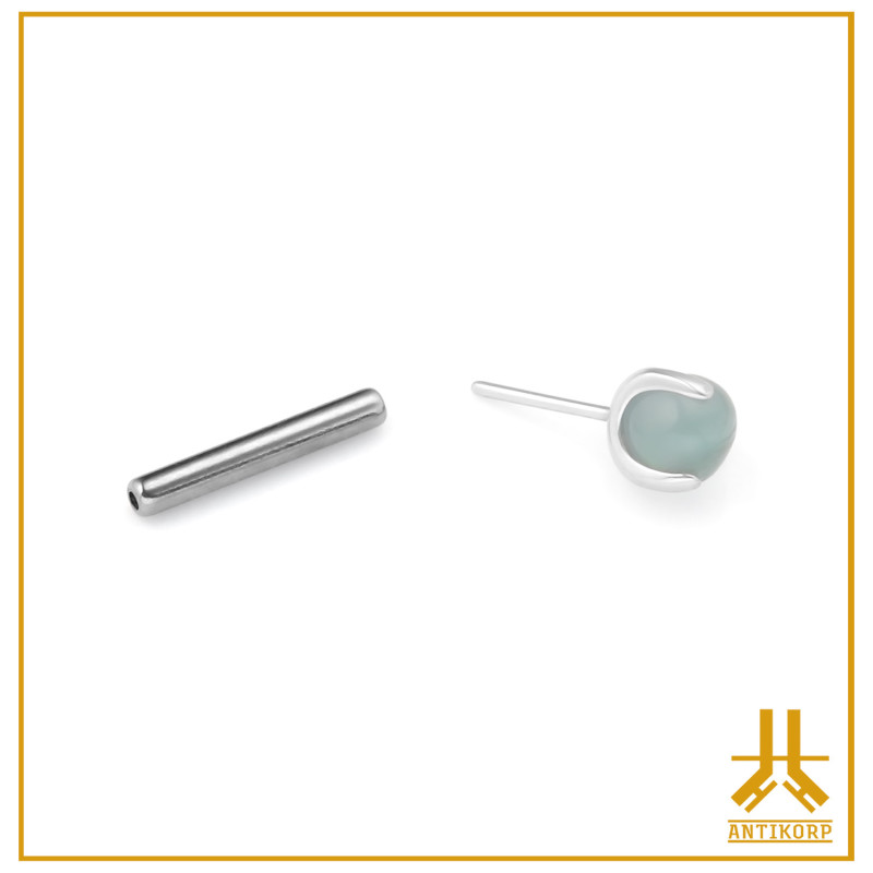 MicroBarbells 1.2mm Titanio F136 Sin Rosca