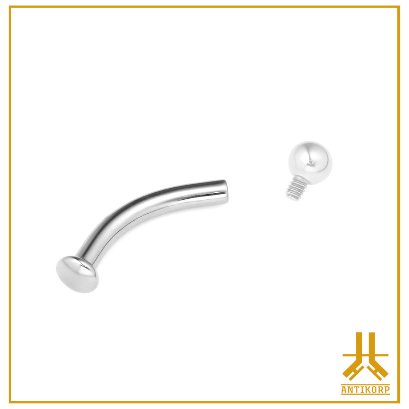 Labret 1.6 Curved Titanium F136 Internal