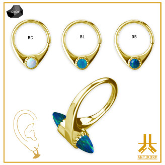 Anneau Nombril CoCr Swarovski Lys