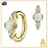 Anneau Nombril CoCr Swarovski Lys