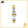 Clicker ring CoCr PVD Gold Dual Trapeze