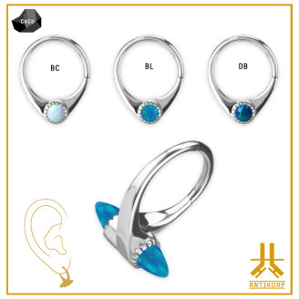 Anello 1,2 CoCr Opale a spillo