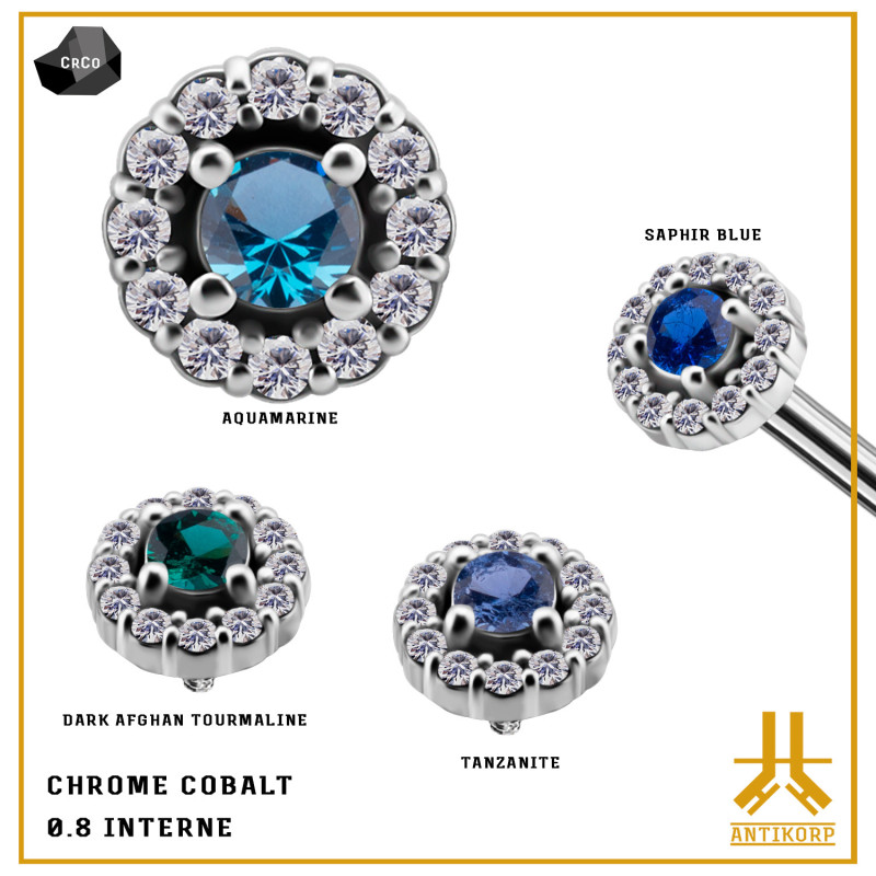 Crowny Nanogems CoCr tip (0.8 internal)