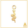 Charms Serpent Strass V1 Oro 14K