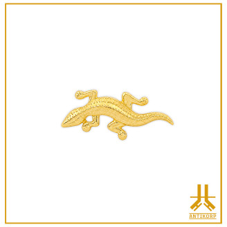 Head 18K Gold Gecko