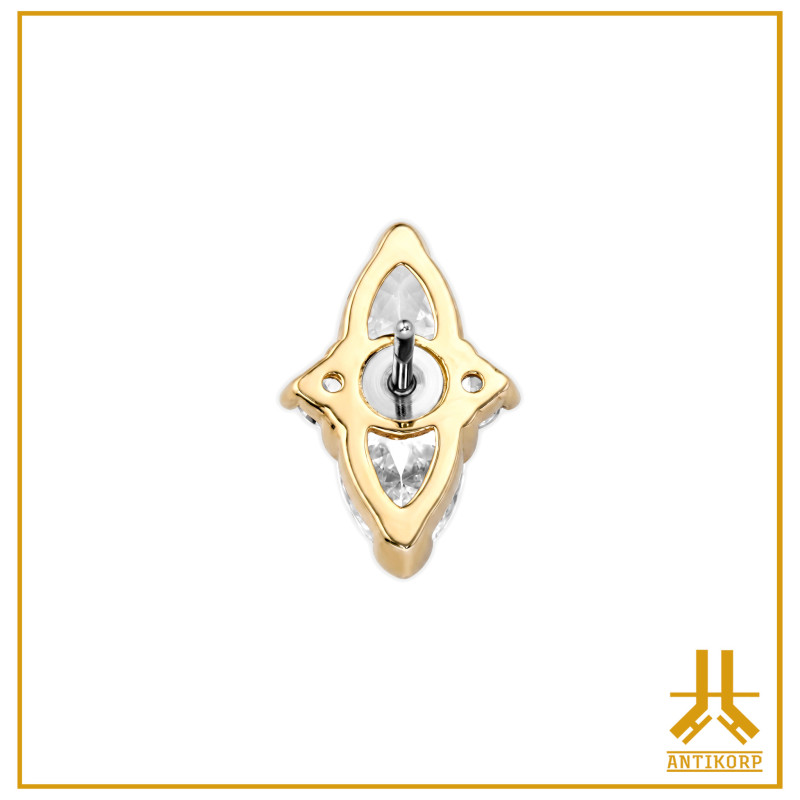 Orkus Punta senza filo in oro 14K