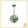Navel Titanium F136 Bloma Natural Stone